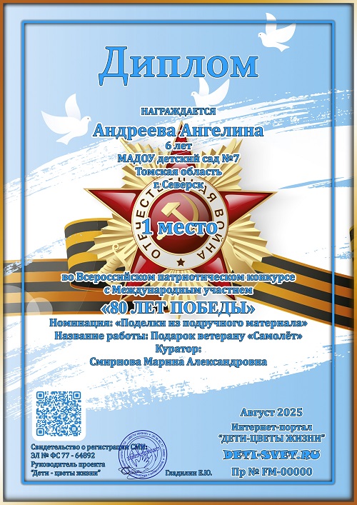 Конкурс 80 лет победы